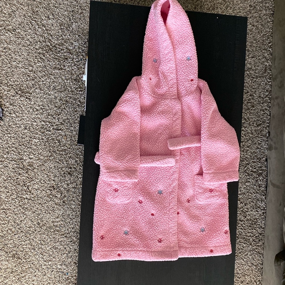 Pink robe for infants